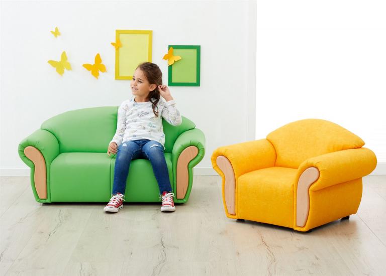 Kindercouch und Kindersessel